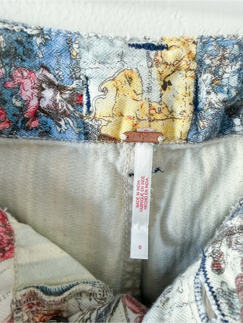 Free People Runyon Patched Craft Pants in West Ridge Size 6 Preloved - Picture 12 of 13